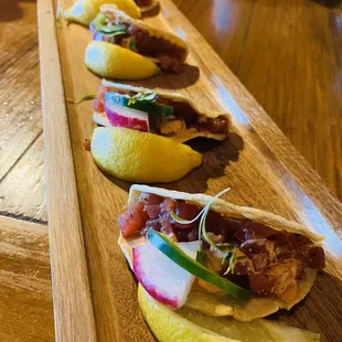 Tuna Tartar Tacos