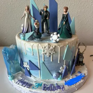 Custom Frozen cake