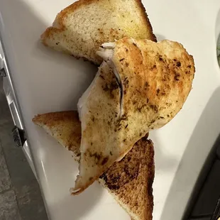 This is a chicken sandwich. Meat, bread nothing else.