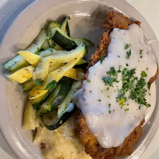 Beef Entree- Chicken Fried Steak
