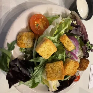 Dinner Salad with Ranch Dressing