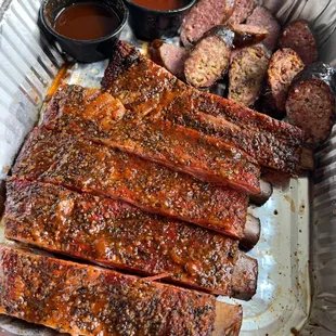 Sweet Texas Candy Pork Spare Ribs 1/2 Slab