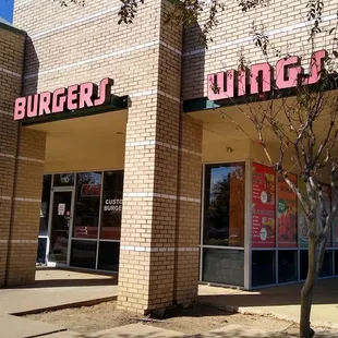 the outside of the building