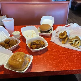 They serve everything in to go containers which seems wasteful with how much more it costs now