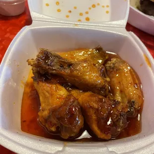 Sweet chili wings