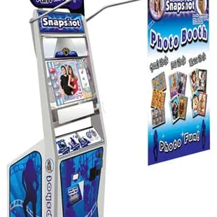 Game shown: Snapshot Photobooth - "Click, Draw, and Print. It also includes a USB drive of all your event photos for the host."