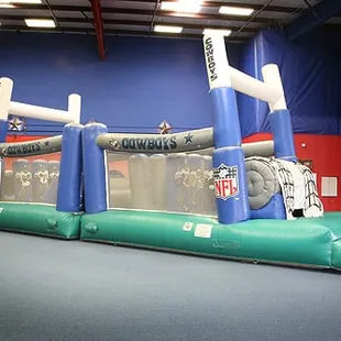 Game shown: Dallas Cowboys Obstacle Course