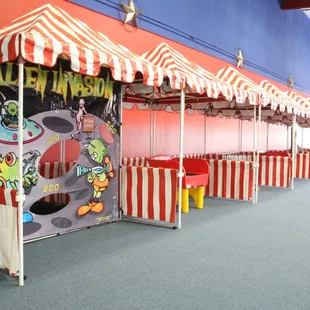Games shown: Carnival Tents and Games