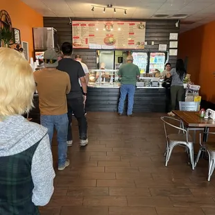 Order &amp; pickup area