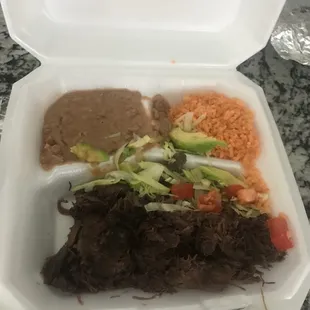 Barbacoa Plate