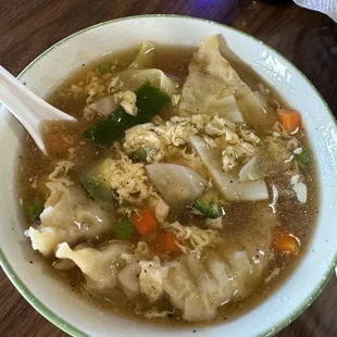 Wonton soup.