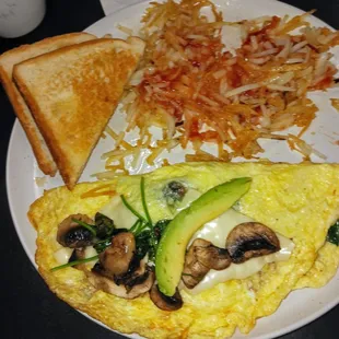 Gemma's Spinach &amp; Mushroom Omelet