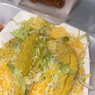 Chicken Breast &amp; 3 Taco's (beef)