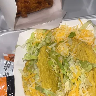 Chicken Breast &amp; 3 Taco's (beef)