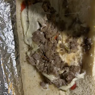 Philly on a hot dog bun