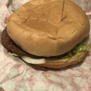 Texan cheeseburger