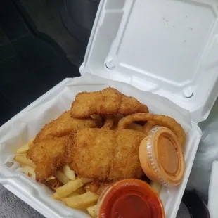 fish basket and fries!