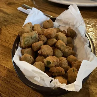 Fried okra