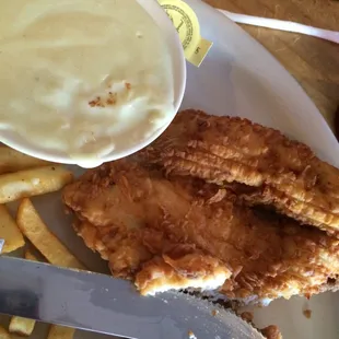 Huge chicken fried chicken!