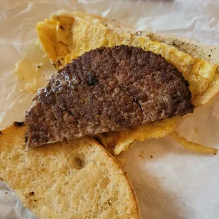 Dry burger