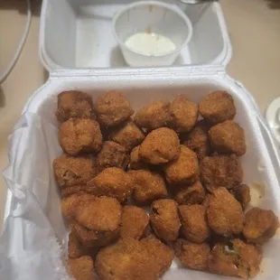 Fried okra