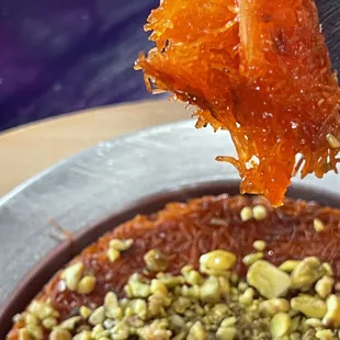 Kunafa dessert for cheese lovers, a hot delight that takes 20 minutes to make.