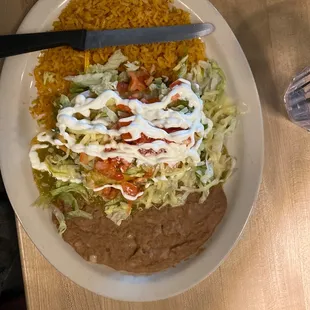 Chimichanga ( shredded chicken)