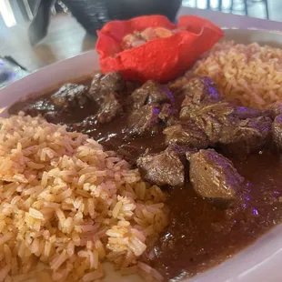 Carne guisada plate