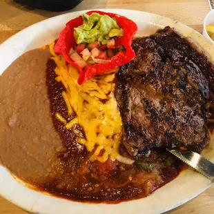 a plate of food
