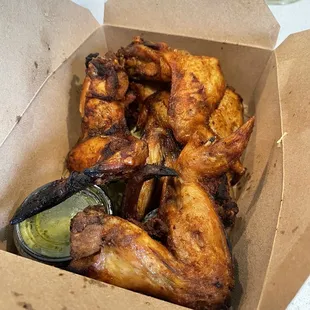 Chile verde wings (sauce on side)