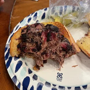 Brisket sandwich