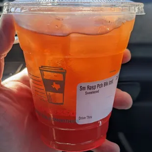 Raspberry Peach Black Iced Tea