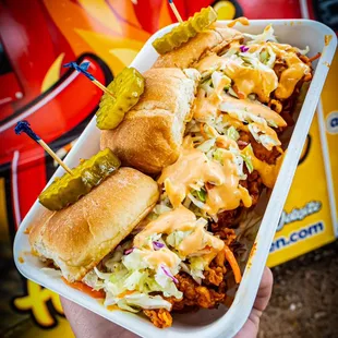 Tex's Hot Chicken Sliders