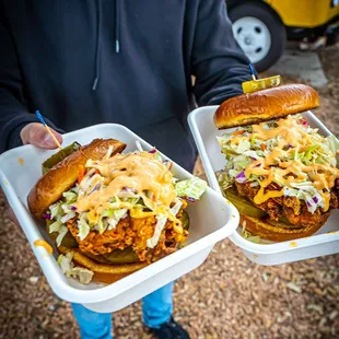 2 Big Tex Sandwiches