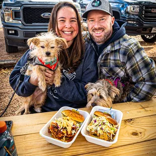 Happy Customers enjoying the Big Tex!
