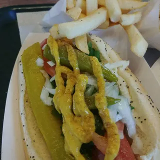 Chicago Style Vienna Hot Dog
