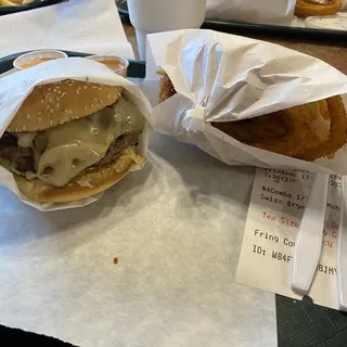 Mushroom Swiss Burger 1/3 lb