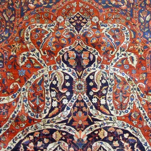 Persian Feraghan Sarouk, ca 1910