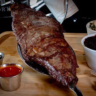 Fresh bottom sirloin .