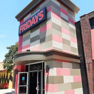 the front of a restaurant