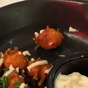 Truffle tots close up...did it look like tots?!?