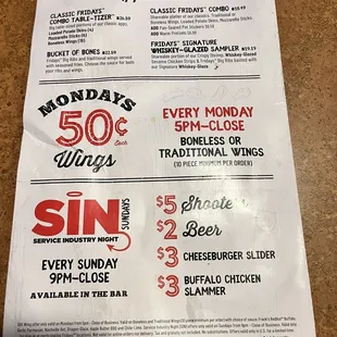 Deals and appetizers