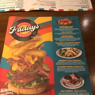 New menu