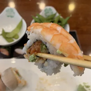 Spicy Rainbow Roll
