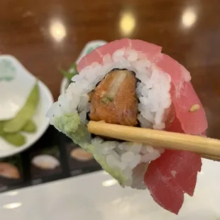 Spicy Rainbow Roll