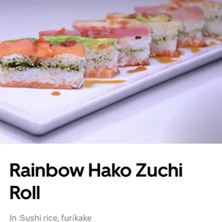 Rainbow Hako Zuchi Roll