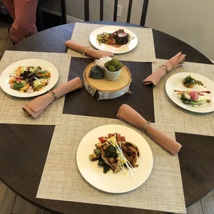 Example of how food is plated!