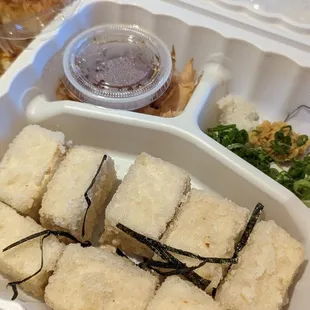 Agedashi tofu takeout