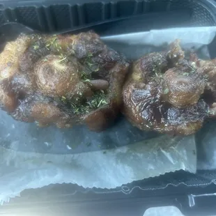 Oxtails appetizer.