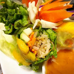 a plate of food